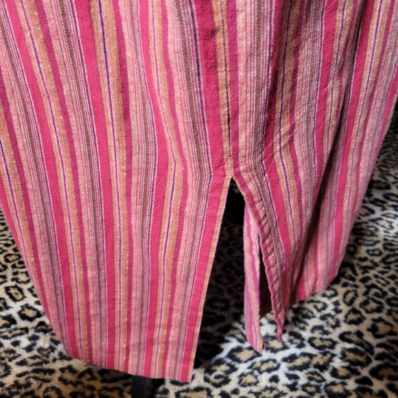 VINTAGE 80'S LIZ WEAR STRIPED TUNIC AND PANTS - Picture 5 of 11